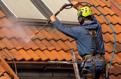 Démoussage et hydrofuge de toiture à Ygrande